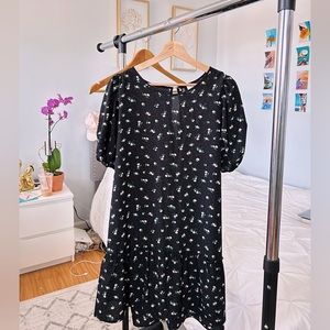 Black Sundress with cute little flowers 💌